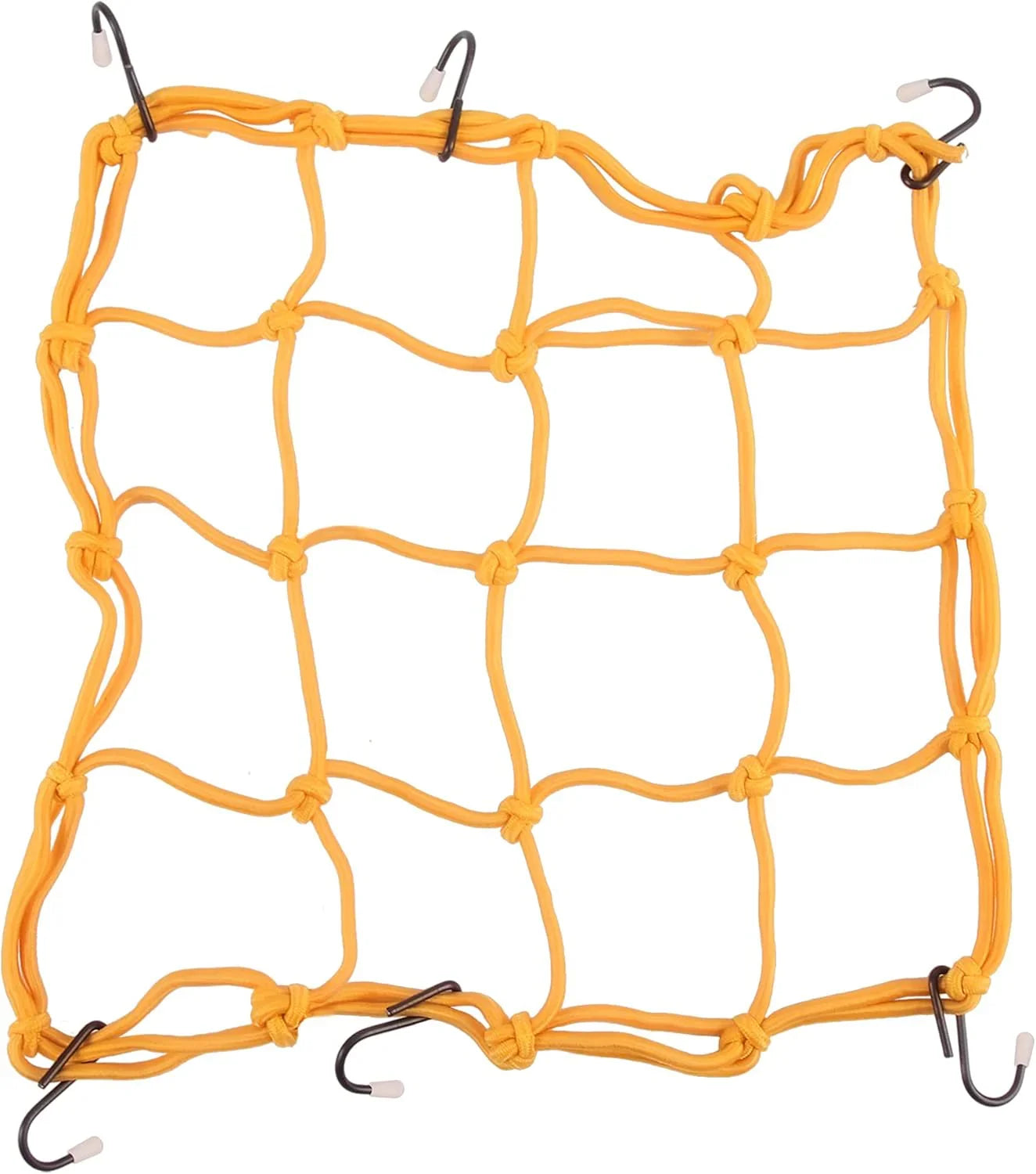 12" x 12" Heavy-Duty Elasticated Bungee Cargo Net | Universal Luggage Hold Down - goofitmoto