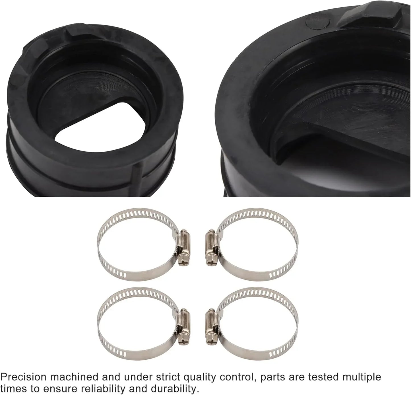 Intake Manifold Pipe Set (4pcs) for Yamaha XJ600S Diversion, XJ600N, XJ400 | OEM 4BR-13598-10 - goofitmoto