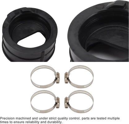 Intake Manifold Pipe Set (4pcs) for Yamaha XJ600S Diversion, XJ600N, XJ400 | OEM 4BR-13598-10 - goofitmoto