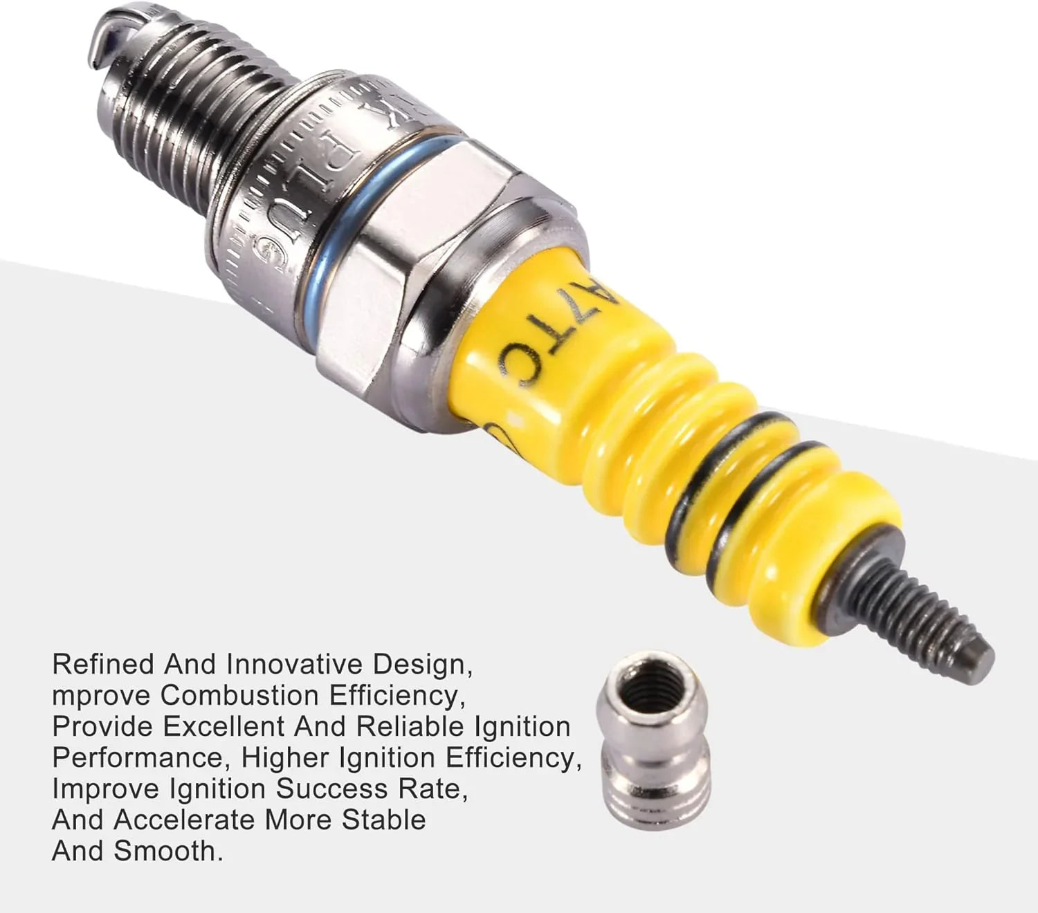 Racing A7TC Spark Plug Replacement for 50cc–150cc Pit Bike, ATV, Scooter & Go Kart - goofitmoto