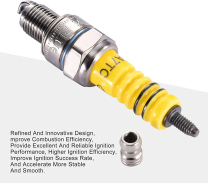 Racing A7TC Spark Plug Replacement for 50cc–150cc Pit Bike, ATV, Scooter & Go Kart - goofitmoto