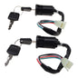 GOOFIT 4Pin Ignition Key Switch Set for Chinese Made 50cc 70cc 90cc 110cc 125cc 150cc 250cc ATV Dirt Bike Pocket Bike Quad Pack of 2