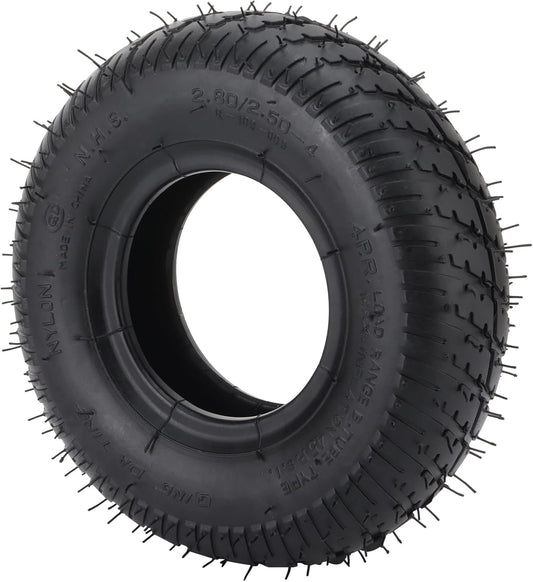 GOOFIT 2.80/2.50-4 280/250-4 2.80-4 Tire Tyres Metal Curved mouth valve TR87 For Electric Pneumatic Air Filled Hand Truck Utility Cart for Old Man Razor bike Scooter wheelbarrows trolleys