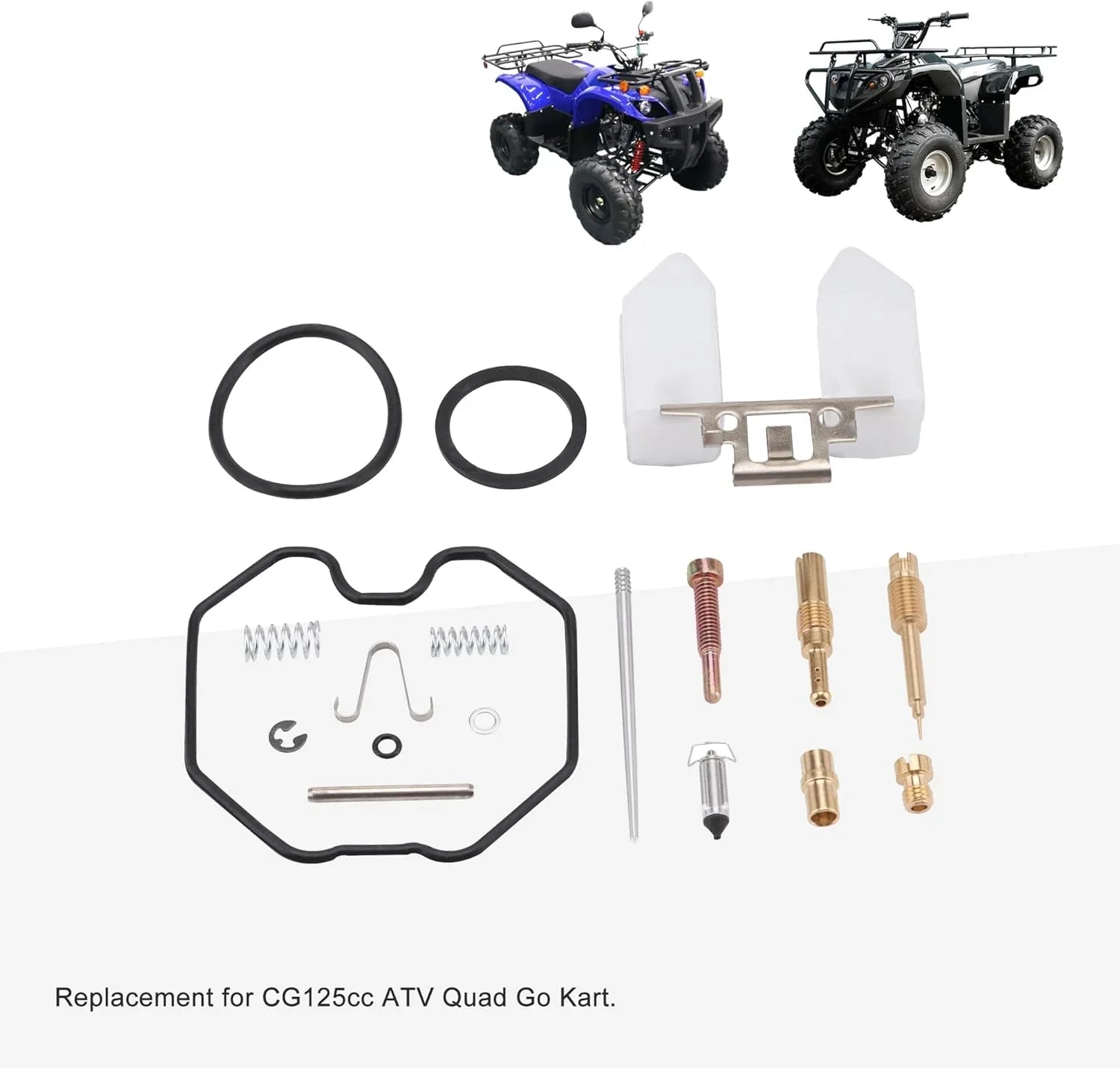 PZ26 Carburetor Rebuild Kit for CG125cc ATV Quad Go Kart - goofitmoto