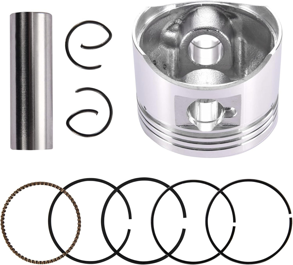 GOOFIT 52.4mm Bore Piston Rings Assembly Replacement for 110cc Taotao Sunl Coolster SSR Dirt Bikes Go Karts ATV