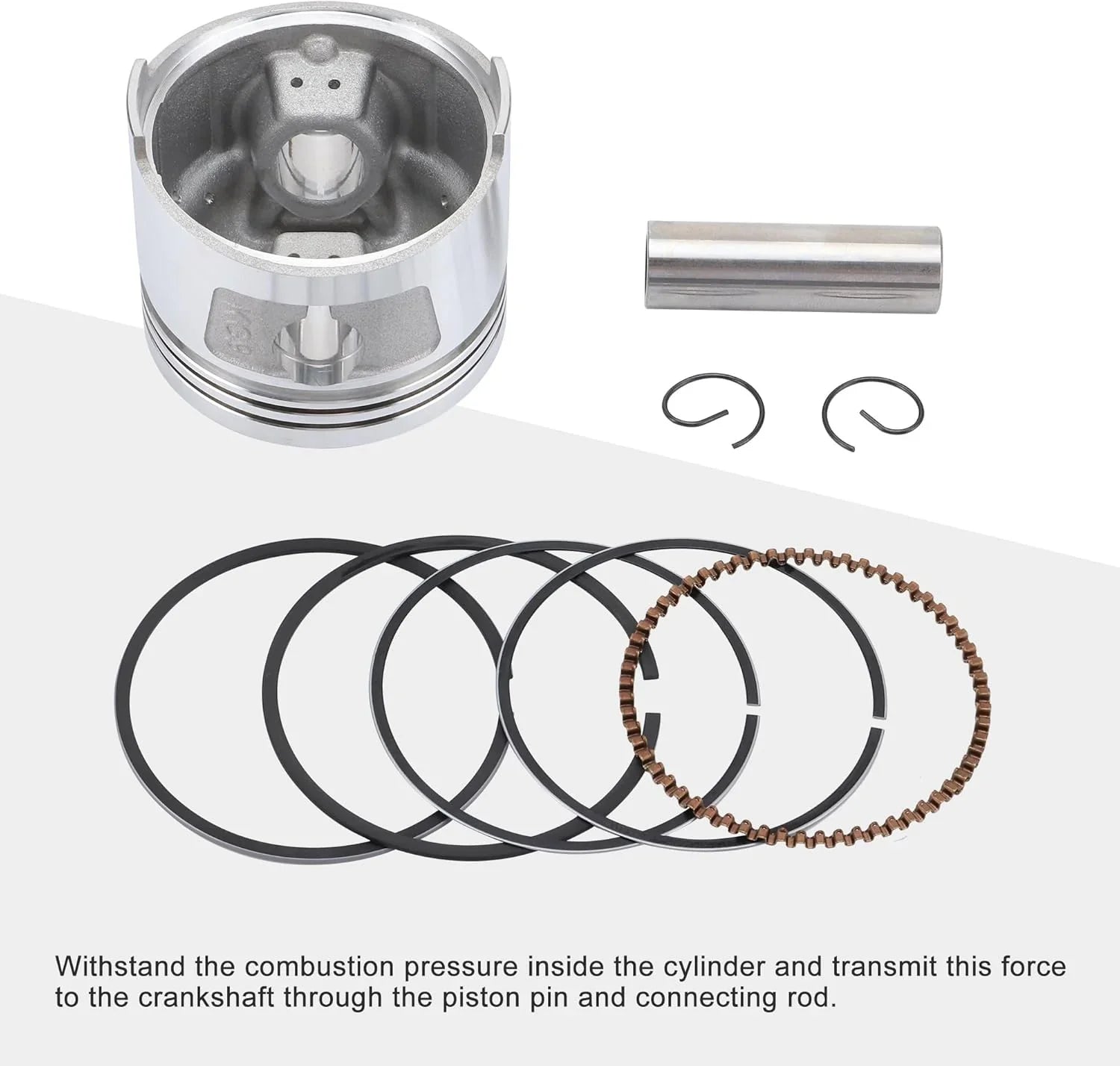 62mm Piston Kit for CG150 150cc Vertical Engine - goofitmoto