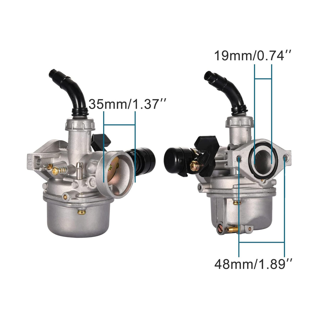 GOOFIT PZ19 Carburetor Replacement for Taotao Sunl Baja Kazuma SSR XR/CRF 50cc 70cc 90cc 110cc 125cc ATV Scooter Dirt Bike Go Kart Pocket Bike