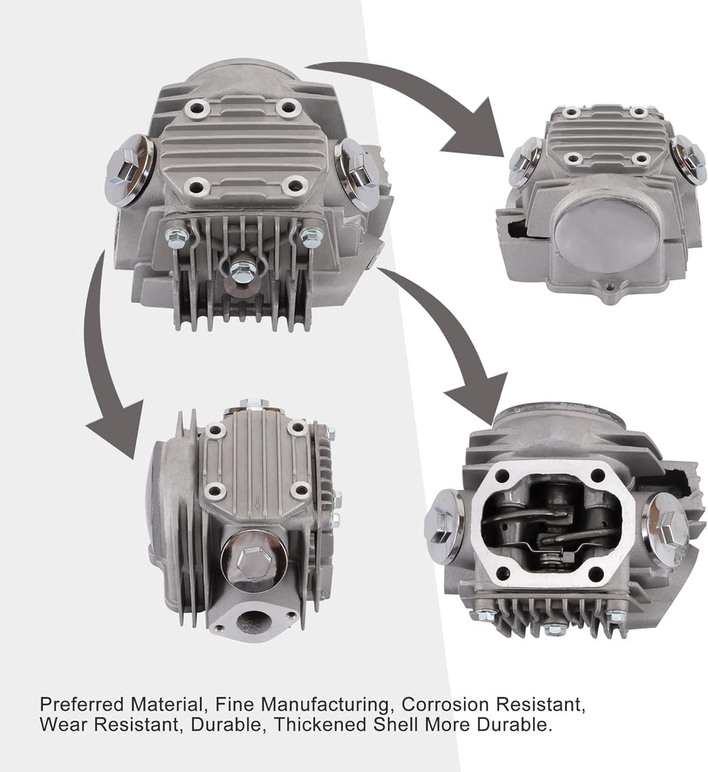 GOOFIT Completed Cylinder Head Replacement for 4 Stroke Chinese TaoTao Coolster 110cc Engine ATV Pit Quad Go Kart Dirt Bike