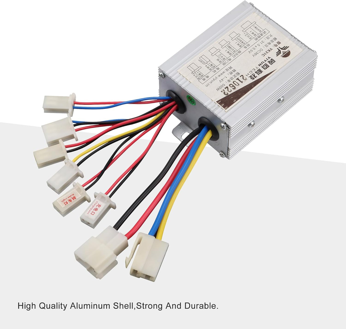 36V 500W DC Brushed Motor Speed Controller for Electric Scooter, E-Bike & Tricycle
