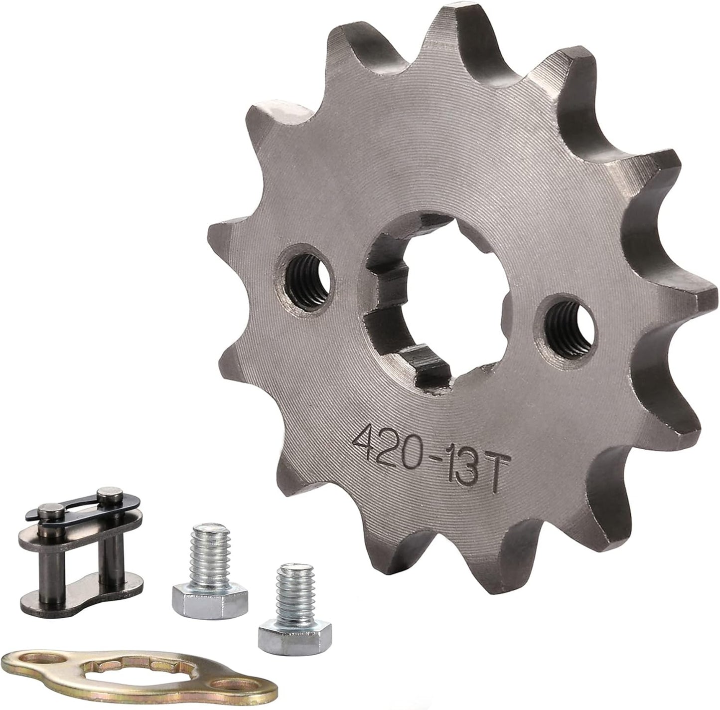 GOOFIT 17mm Front Sprocket for Motorcycle Dirt Bike ATV (420-13T)