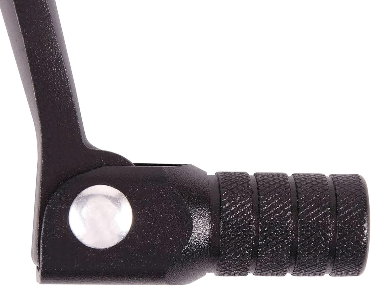 115mm CNC Folding Gear Shifter for KAYO T4 T6 MX6, 50cc-250cc Pit Dirt Bike (Black/Blue) - goofitmoto