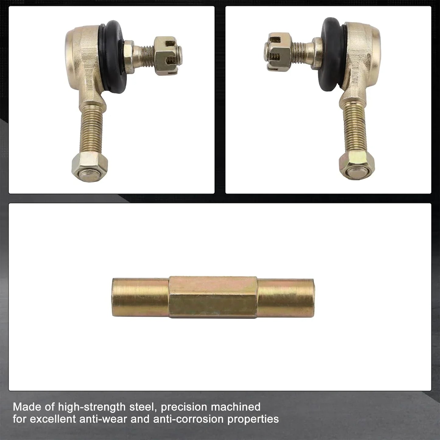 10mm Tie Rod End Ball Joint | High-Strength Steel for 50cc-250cc ATV & Quad - goofitmoto