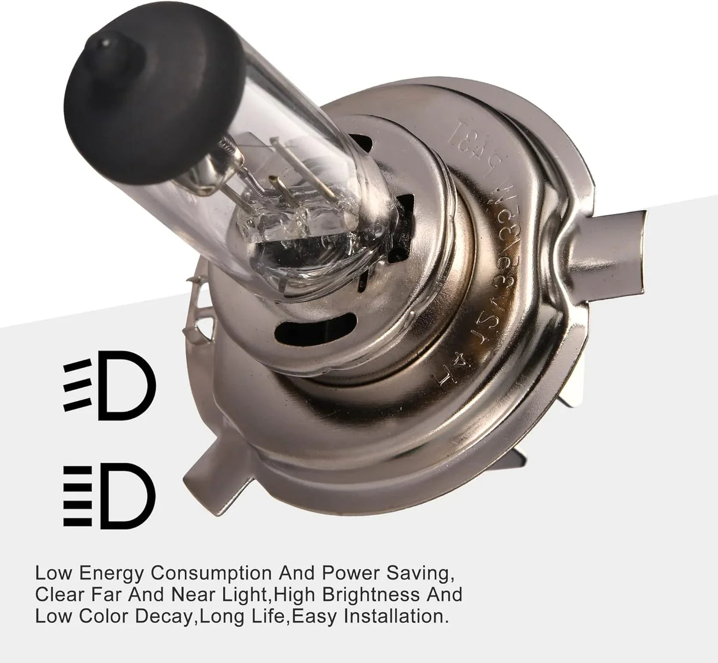 H4 Headlight Bulb 12V 35/35W for Motorcycle, Scooter & ATV - goofitmoto