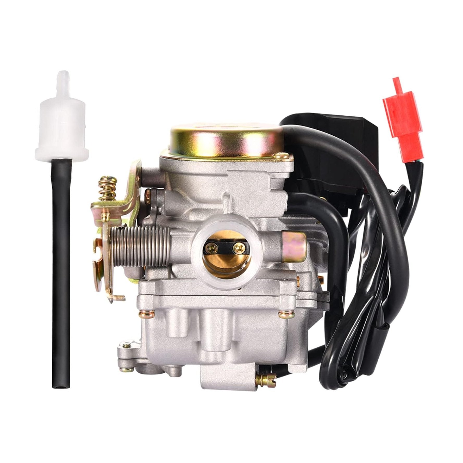 GOOFIT PD18 18mm Carburetor for 4 Stroke GY6 49cc 50cc Chinese Scooter 139QMB Moped Replacement for Taotao Kymco Scooter Jonway Baja