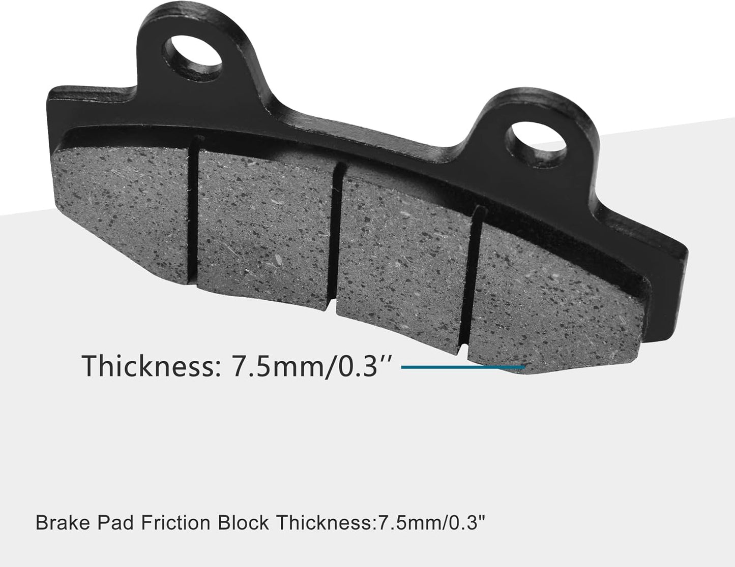 Rear Brake Pad for 150cc–250cc ATV Dirt Bike Pit Bike Go Kart (40mm Mounting Pitch)