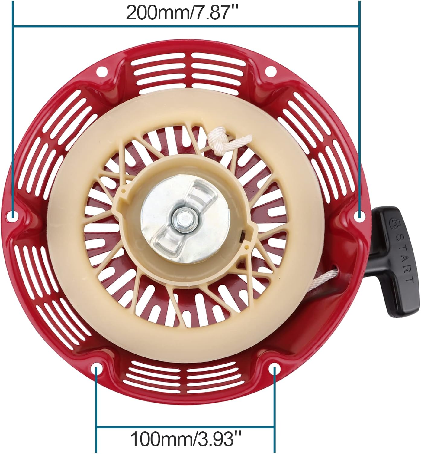 GOOFIT Recoil Starter Pull Start Replacement for GX340 GX390 11hp 13hp Generator Engine Parts