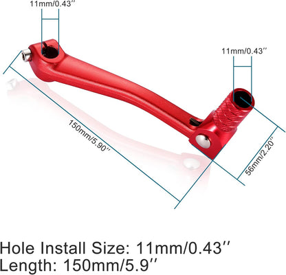 GOOFIT 11mm Folding Gear Shifter Replacement for CRF50 CRF70 CRF XR50 XR70 50cc 70cc 90cc 110cc 125cc Dirt Bike Motorcycle ATV Red