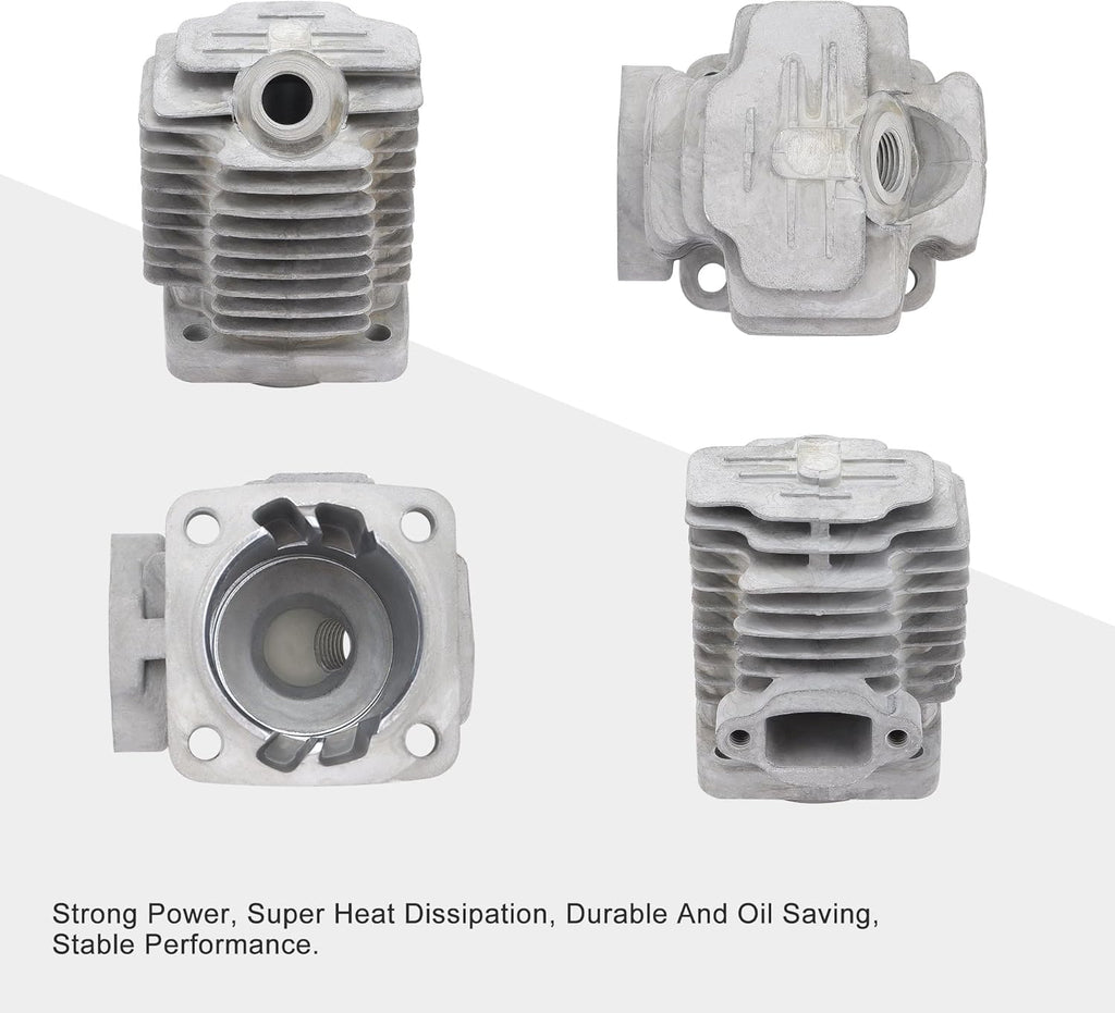 GOOFIT 44mm Big Bore Cylinder Top End Kit for 2 Stroke 47cc 49cc Mini Quad Pocket Bike