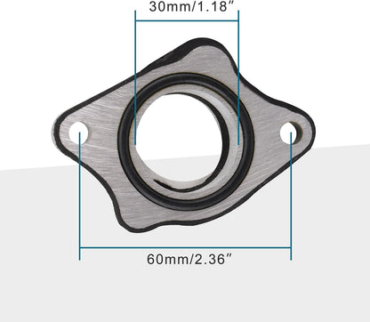 GOOFIT 30mm Intake Manifold Pipe for CG 200cc 250cc Roketa Sunl JCL BMS Chinese ATV Quad Go Kart