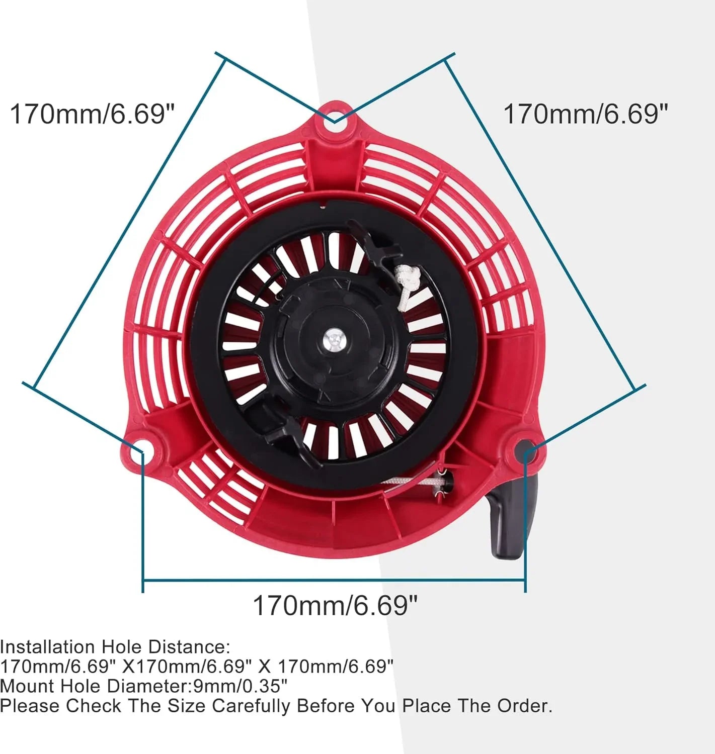 Recoil Starter for Honda GCV135 GCV160 GC135 GC160 | OEM 28400-Z0L-V20ZB - goofitmoto