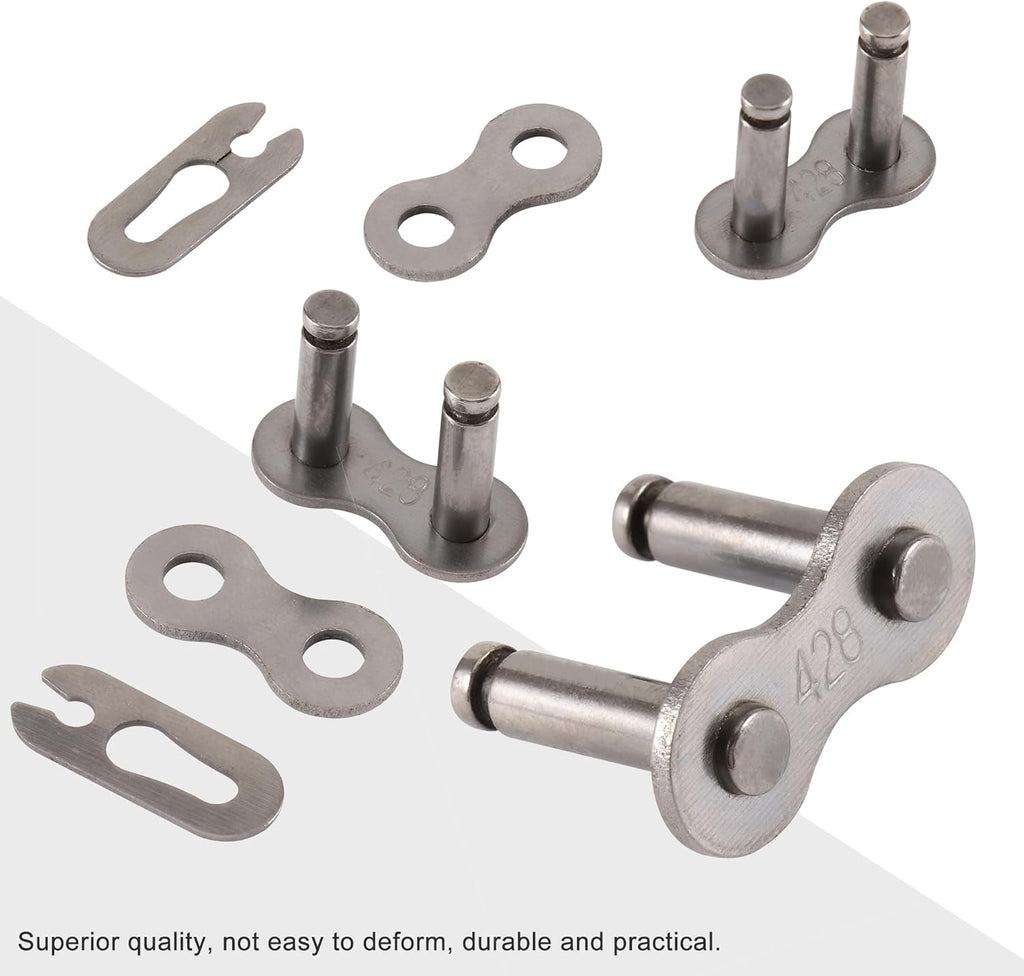 GOOFIT 428 Chain Master Link Replacement for Motorcycle 4 Wheeler ATV Quad Dirt Bike Go Kart 1 Pcs