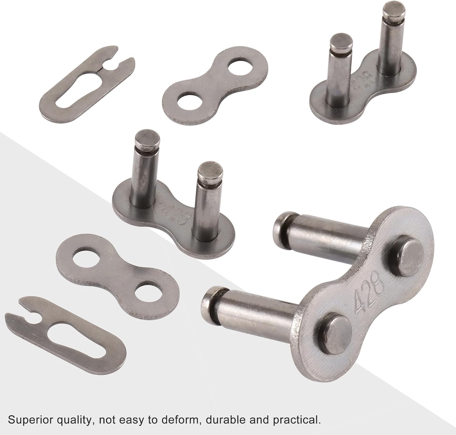 GOOFIT 428 Chain Master Link Replacement for Motorcycle 4 Wheeler ATV Quad Dirt Bike Go Kart 1 Pcs