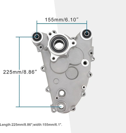 Right Side Crankcase Clutch Cover with Gasket for GY6 Scooter - goofitmoto
