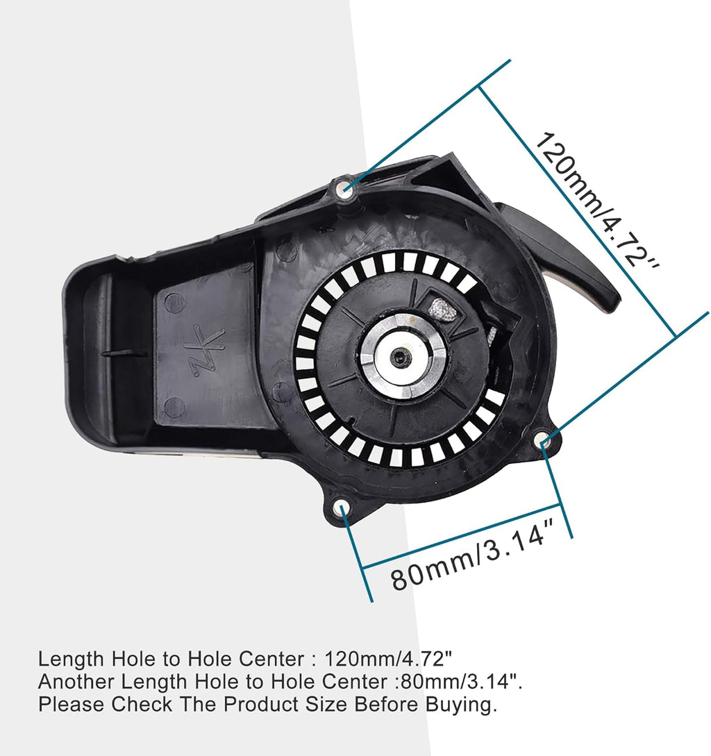 GOOFIT Pull Starter for 2-Stroke 43cc 47cc 49cc Pocket Bike Mini Quad Pit Bike Scooter ATV Motor Bike