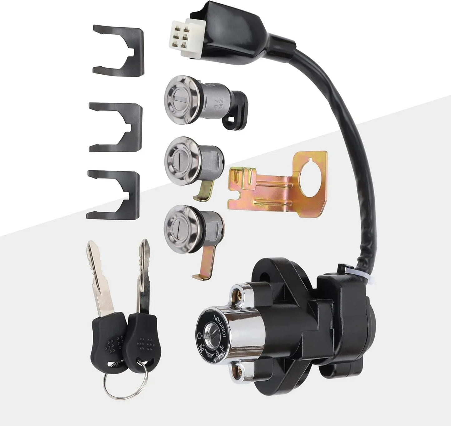 Ignition Switch Key Lock Set for Jonway YY250T 250cc Scooter - goofitmoto
