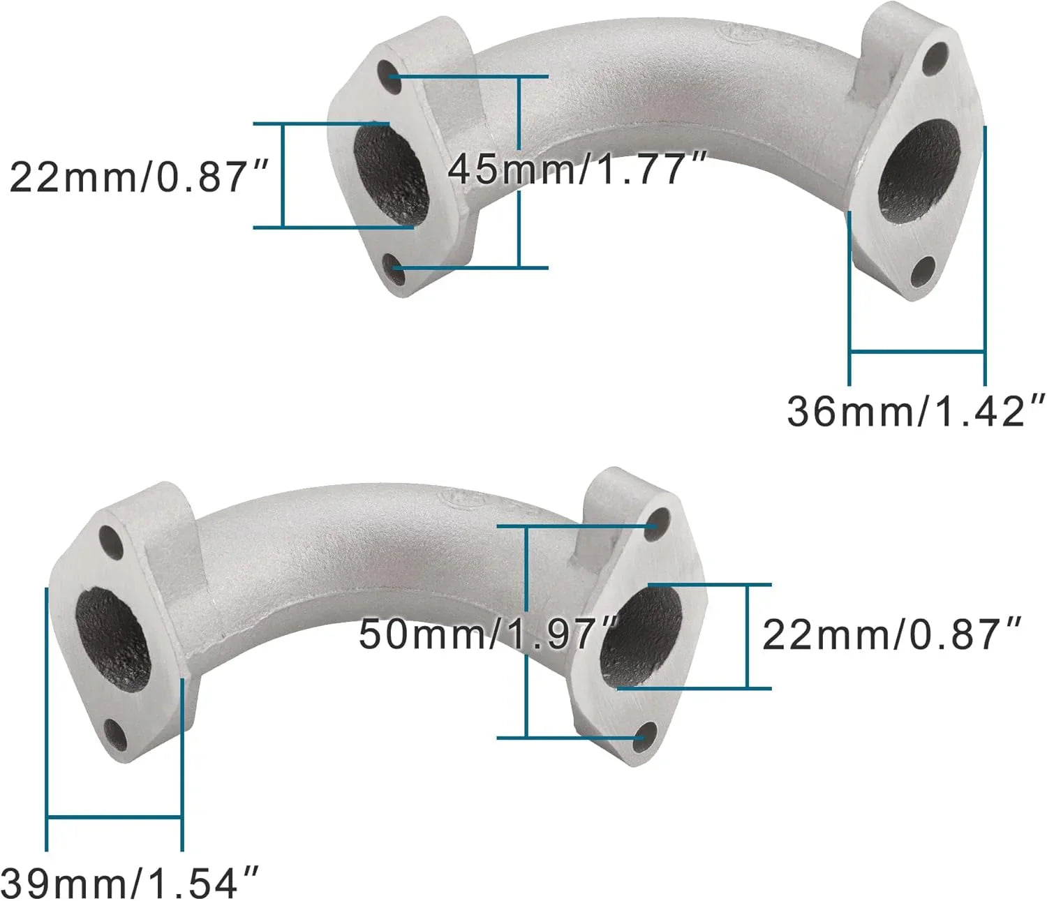 Intake Manifold Pipe for 50cc 70cc 90cc 110cc TaoTao ATV Dirt Bike Go Kart - goofitmoto