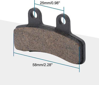 GOOFIT 2 Pair Disc Brake Pad Set Replacement for 70cc 110cc 125cc Apollo Taotao SSR SDG Coolster Dirt Pit Bike