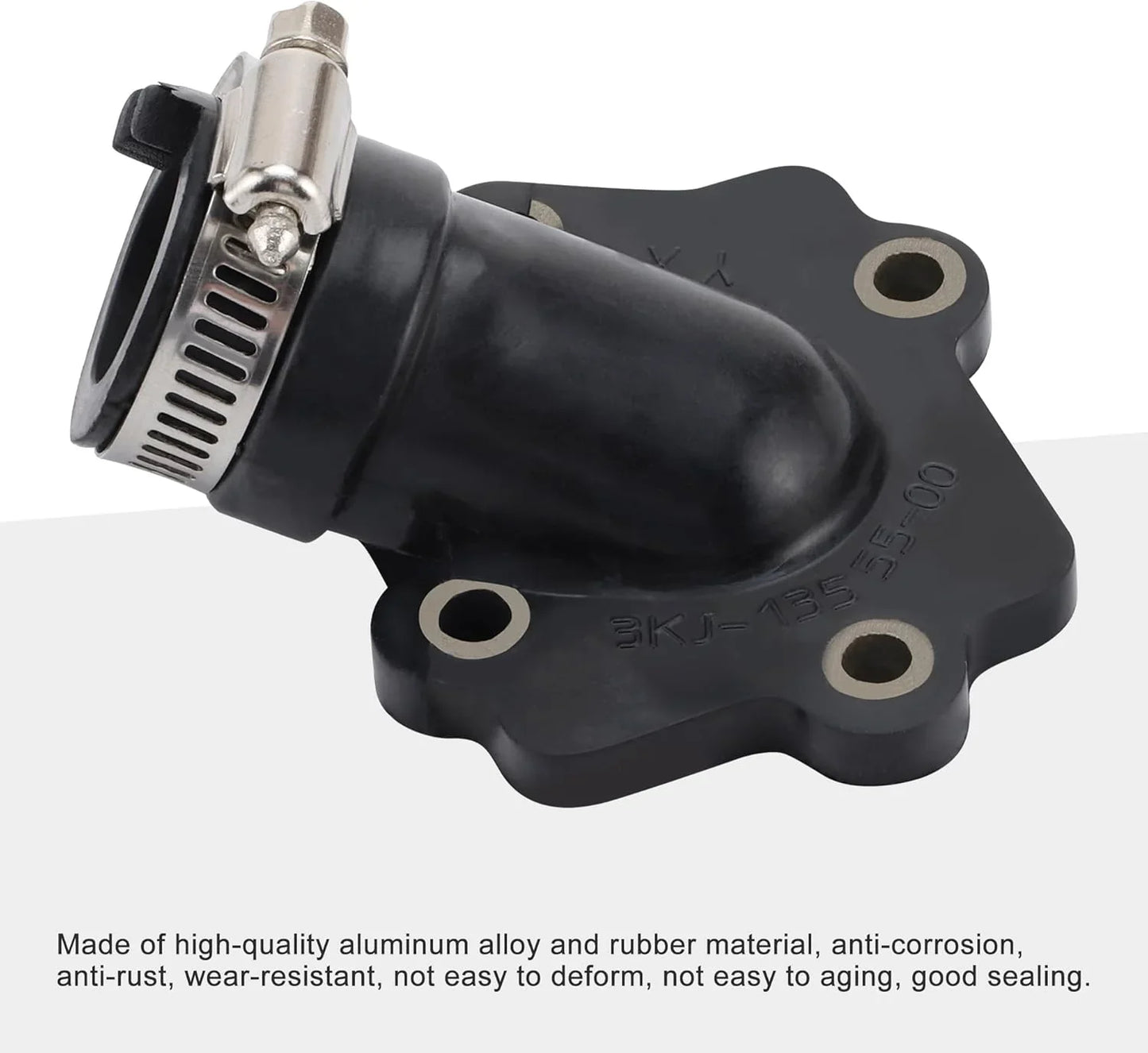Intake Manifold & Reed Valve Set for Minarelli 2-Stroke 49cc 50cc Jog Zuma Scooter - goofitmoto