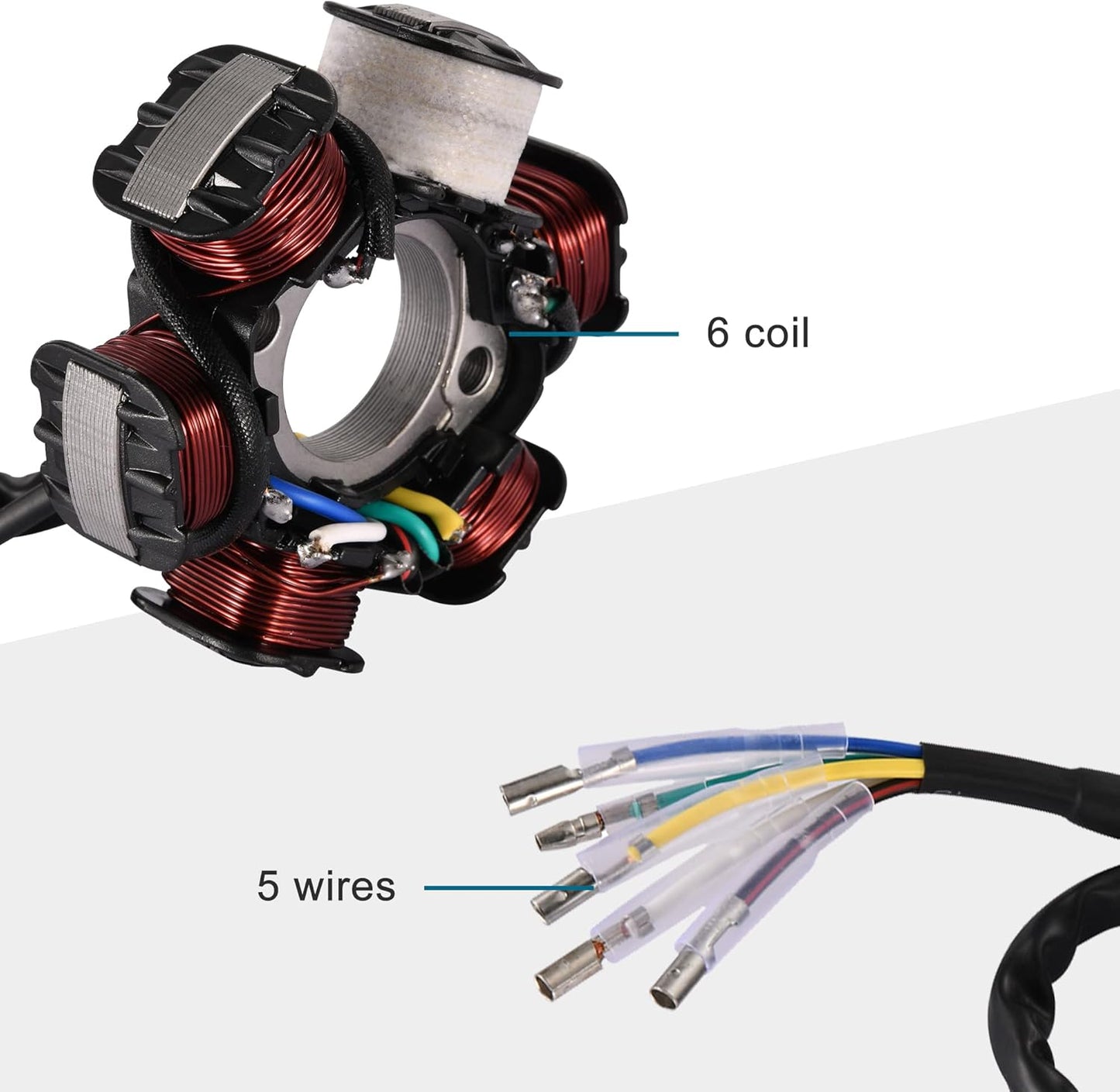 Magneto Stator for GY6 50cc - 125cc ATV Scooter Dirt Bike