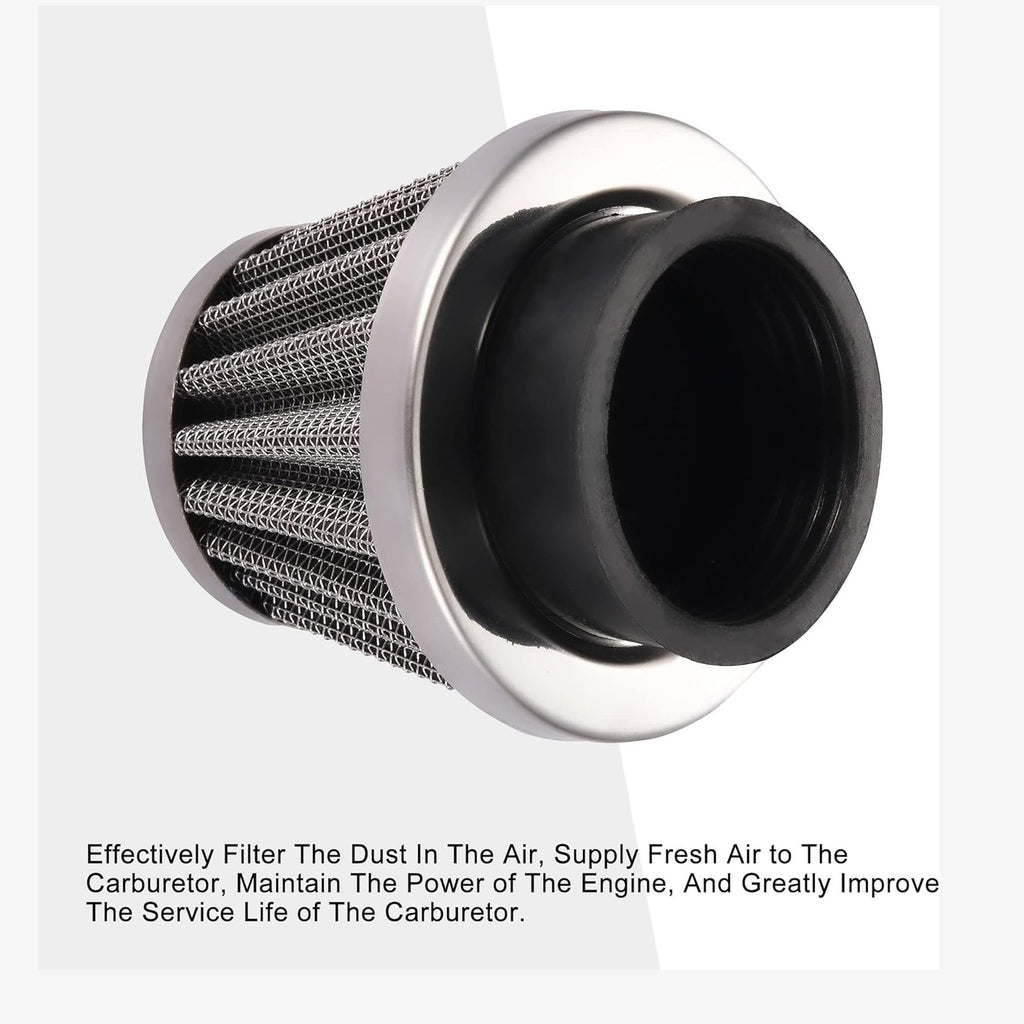 GOOFIT 44mm Air Filter Replacement for CB CG 200cc 250cc Gy6 150cc Engine ATV Quad 4 Wheeler Go Kart Buggy Scooter Moped Dirt Bike