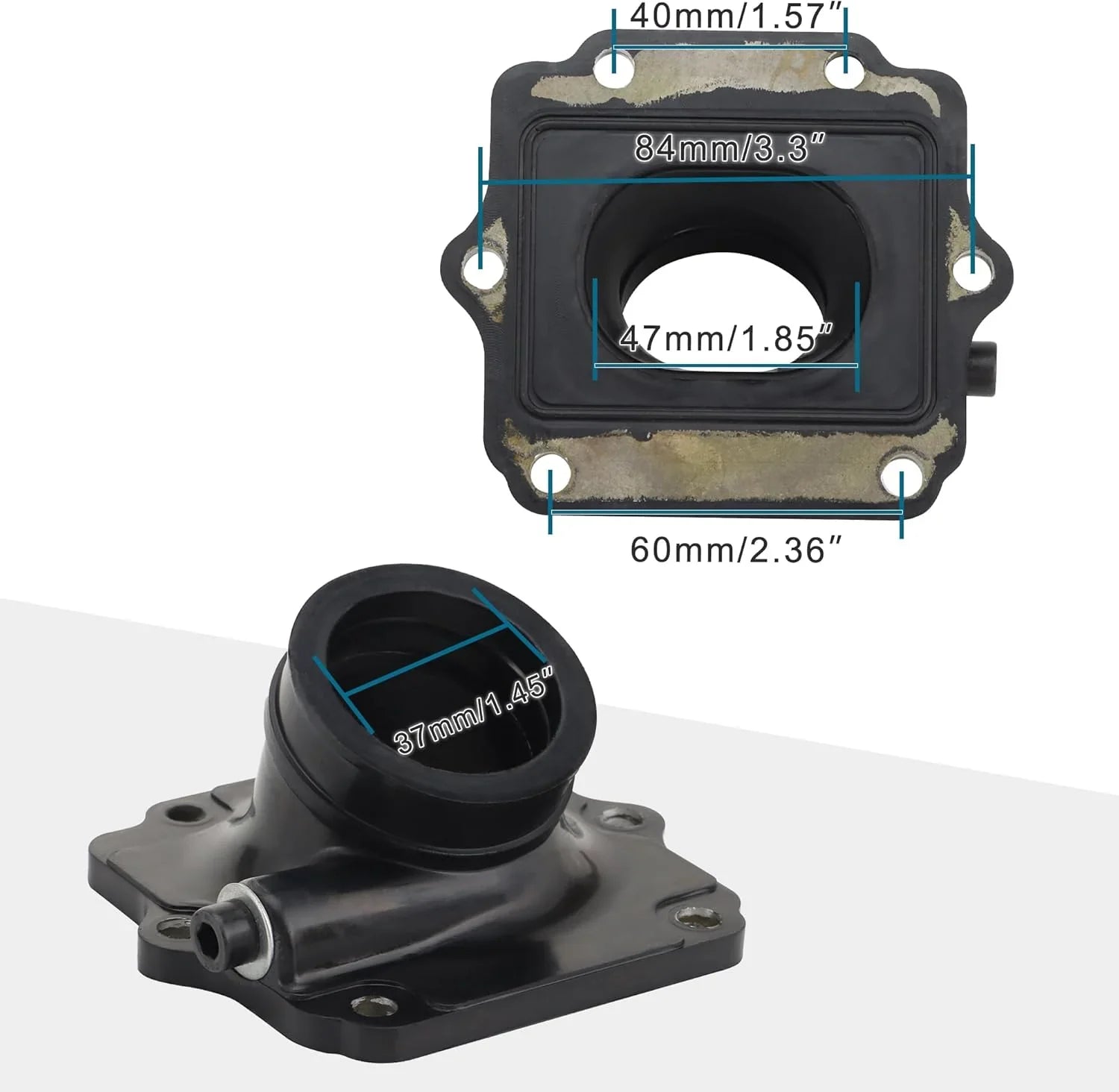Intake Manifold Interface for Polaris Trail Boss 350L & Big Boss 6x6 - goofitmoto