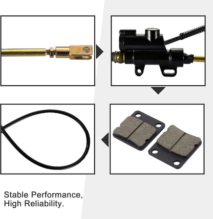 Rear Hydraulic Brake Assembly for SSR 110/125, Apollo, & Chinese Pit Dirt Bikes - goofitmoto
