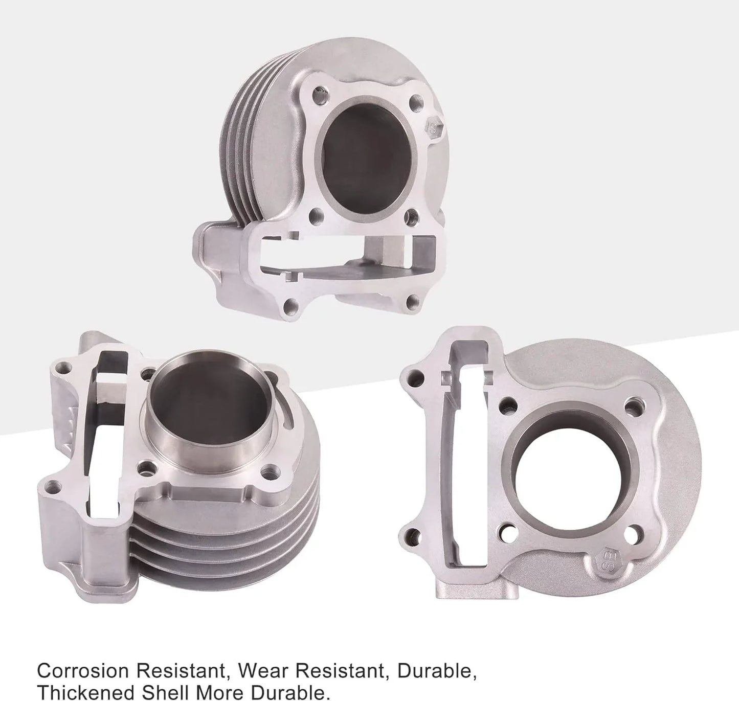 47mm Performance Big Bore Cylinder Kit (80cc Upgrade) for GY6 50cc 139QMB 4-Stroke Scooter ATV - goofitmoto