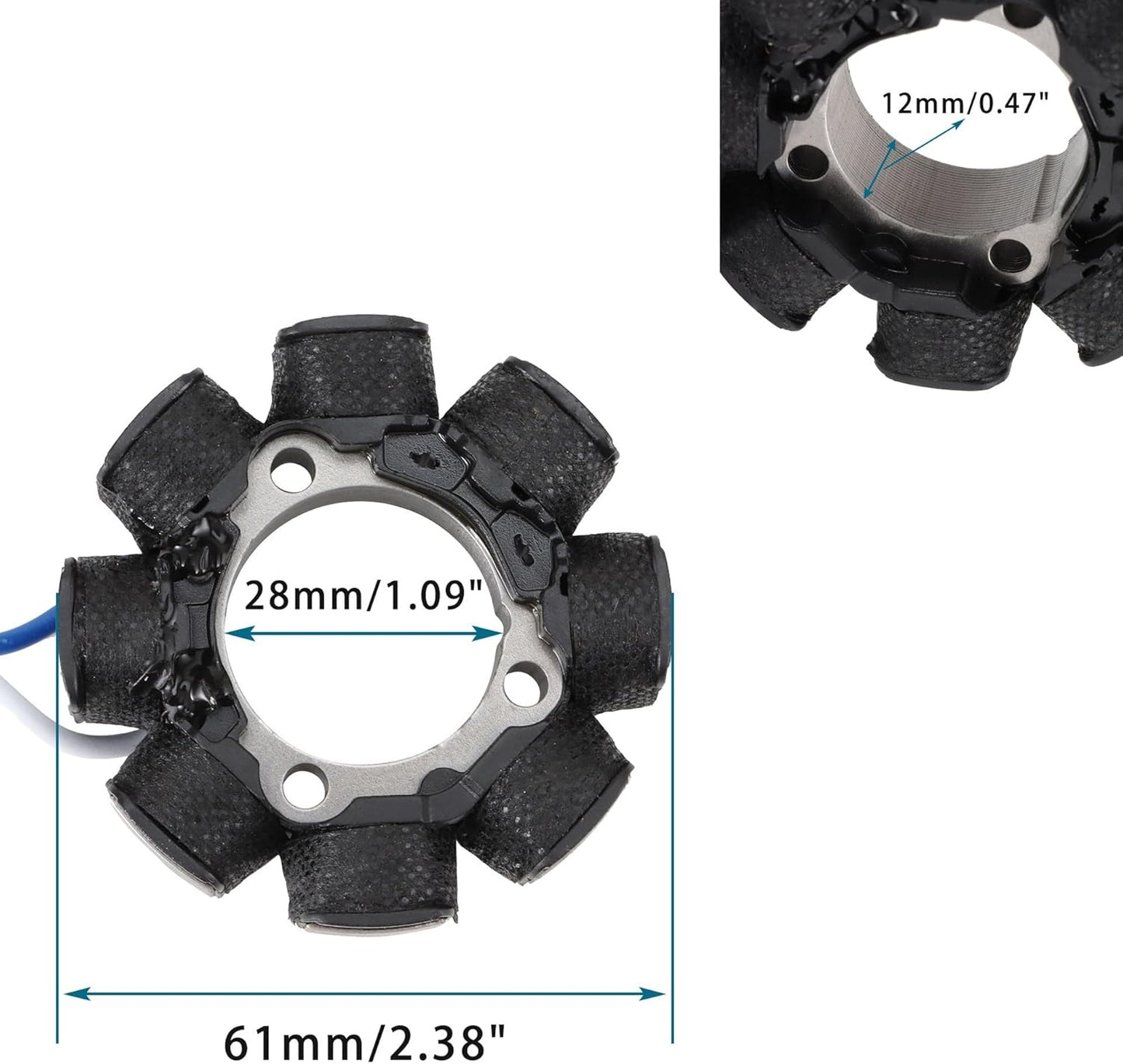 GOOFIT 8 Coil Stator Magneto for CRF250R 2004–2009 CRF450R 2005–2008
