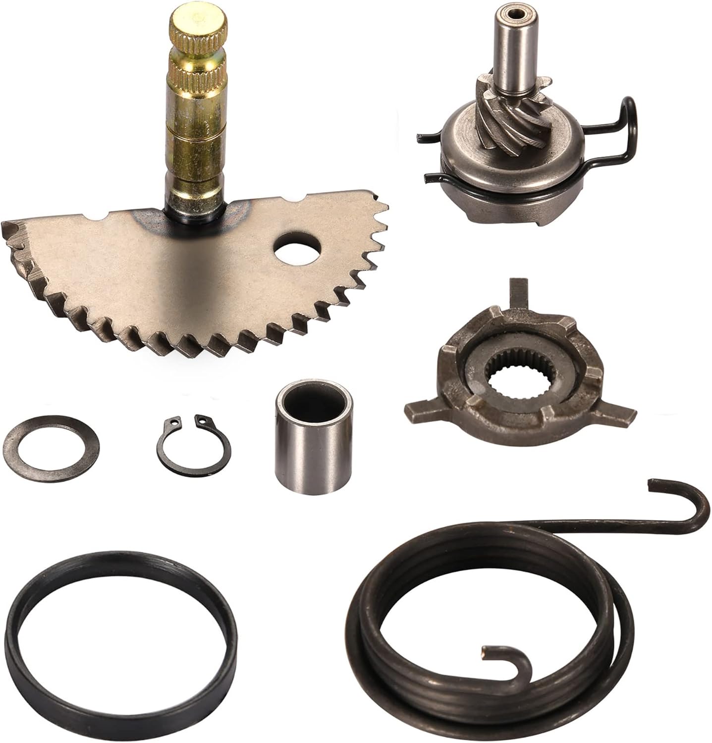 GOOFIT 7 Teeth Kick Start Gear Shaft Rebuild Kit Idel Gear Replacement for GY6 50cc 60cc 80cc Motors Scooter