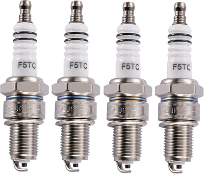 GOOFIT Spark Plug F5TC For 50cc 70cc 90cc 110cc ATV 150 Ignition Plug Moped Motor Scooter Go Kart Pocket Bike