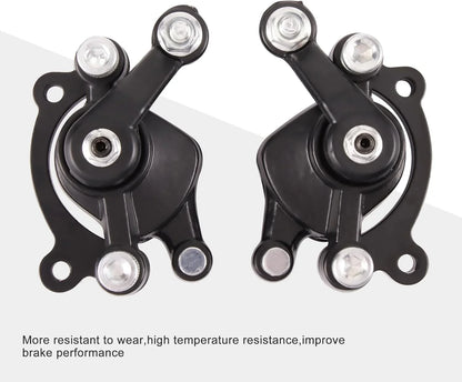 Front and Rear Disc Brake Caliper Set for 43cc 47cc 49cc 50cc 2-Stroke Pocket Bikes - goofitmoto