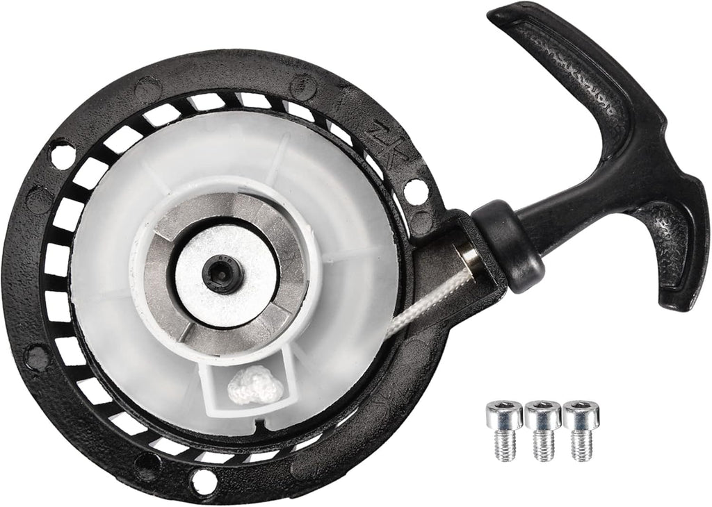 GOOFIT Pull Start Recoil Starter for 40-6 2 Stroke 47cc 49cc Mini Aluminum Pocket Pit Dirt Bike ATV Motorcycle Black