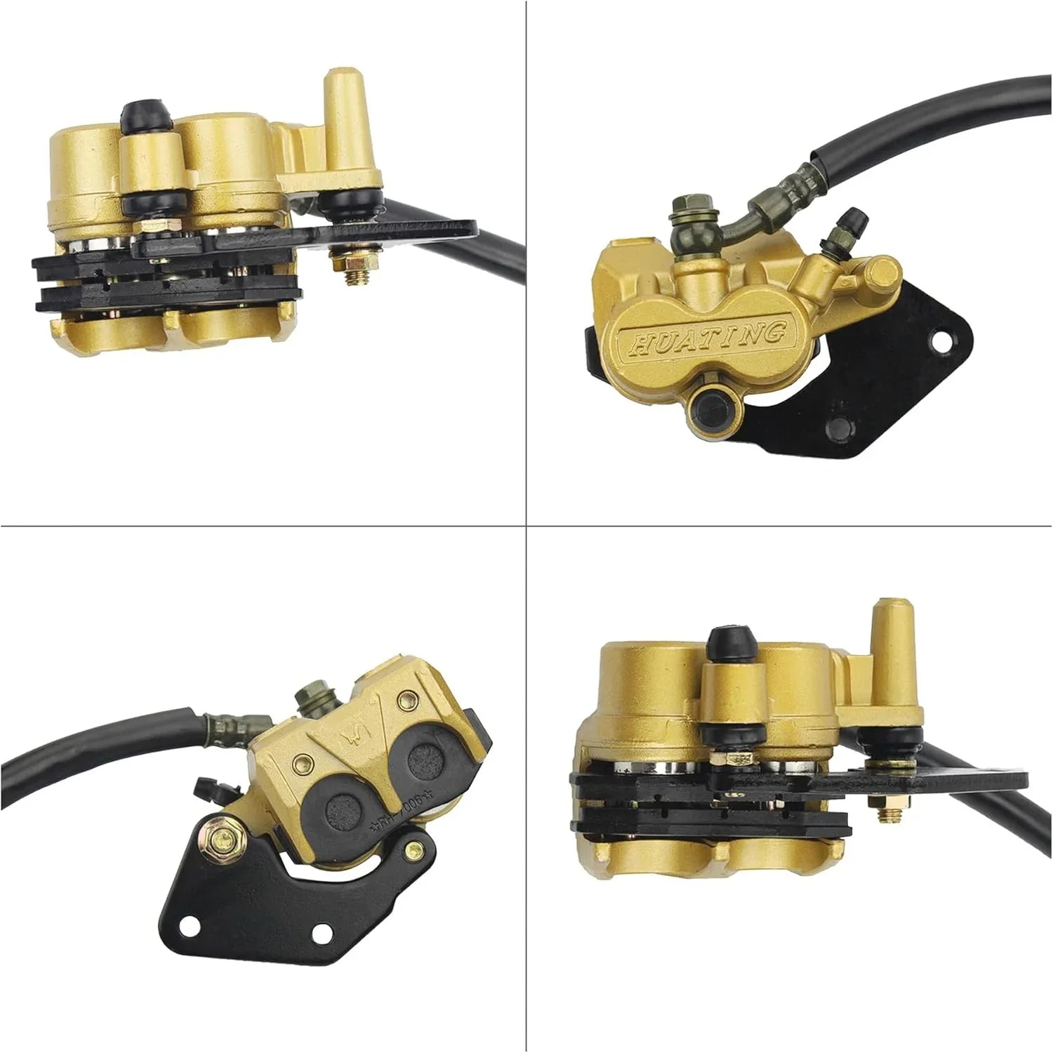 Rear Hydraulic Foot Brake Assembly with Extra Pads for 50cc-125cc ATV & Dirt Bike - goofitmoto