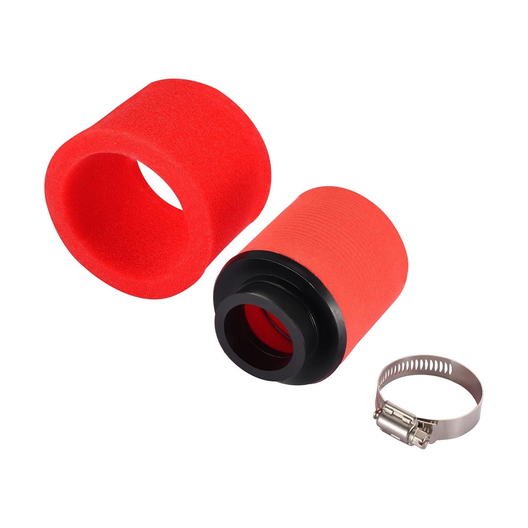 GOOFIT 38mm Red Air Filter Replacement for XR50 XR 50cc 90cc 110cc 125cc 150cc 200cc 2 Stroke ATV Dirt Bike and Go Kart