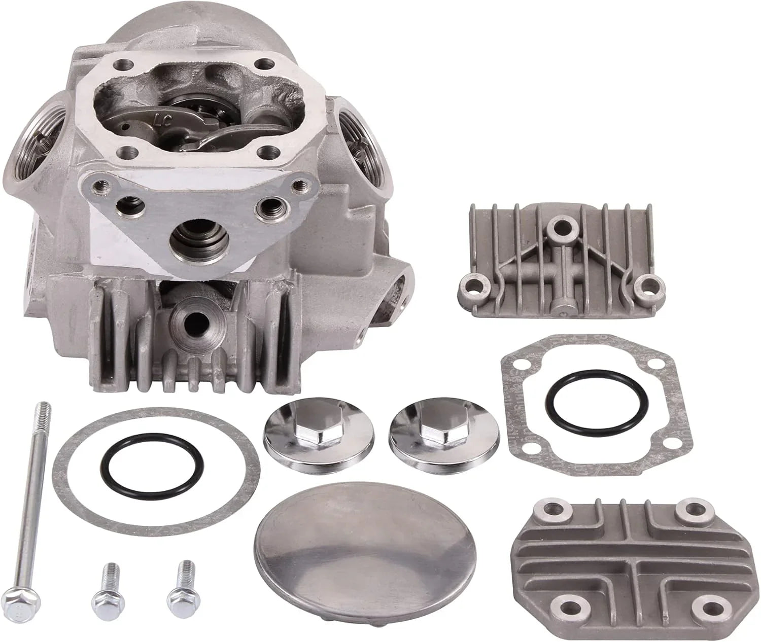 47mm Cylinder Head Assembly for 4-Stroke 70cc ATV Go Kart Scooter Dirt Bike - goofitmoto