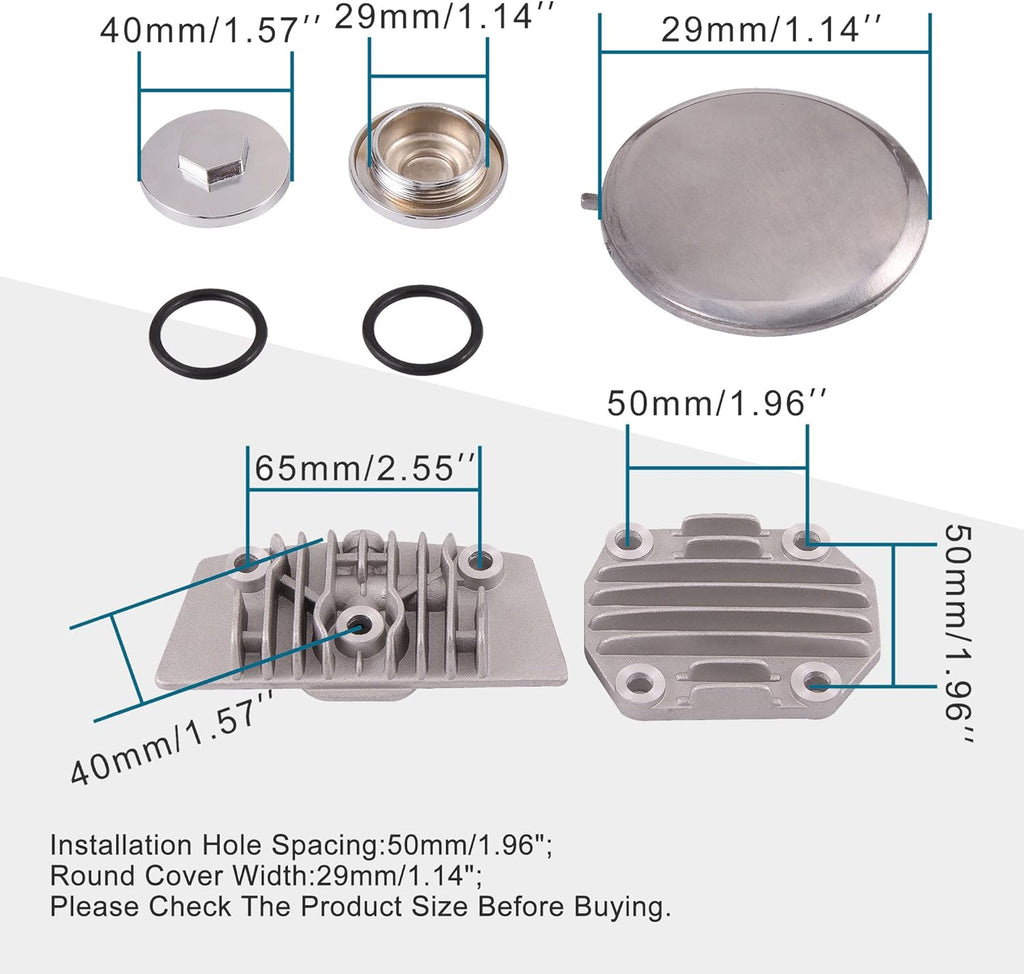 GOOFIT Cylinder Head Cover Sets Replacement for 125cc Taotao SSR ATV Dirt Bike Go Kart