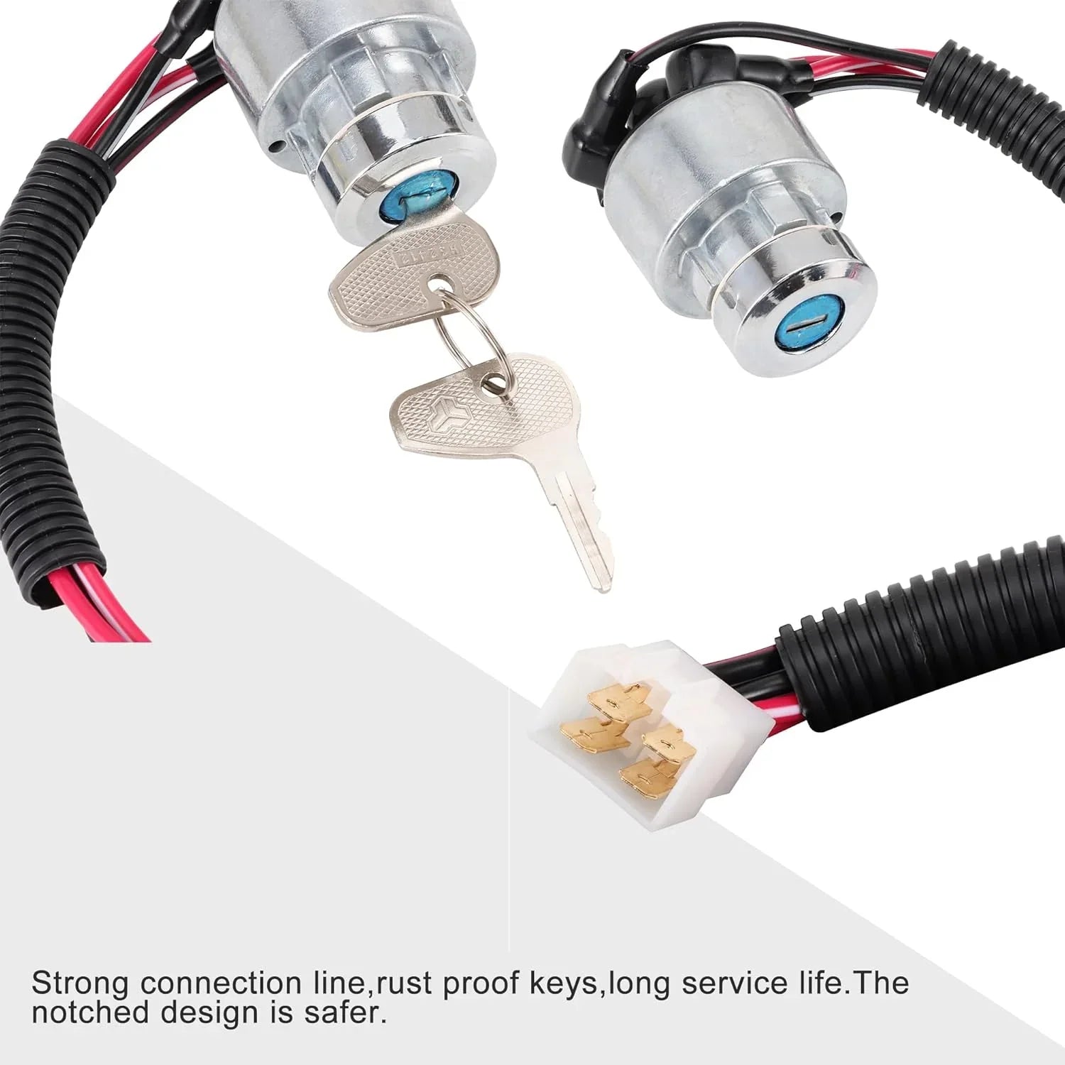 4-Wire Ignition Key Switch for 47cc–50cc Pocket Bike Mini Motorcycle Moped - goofitmoto