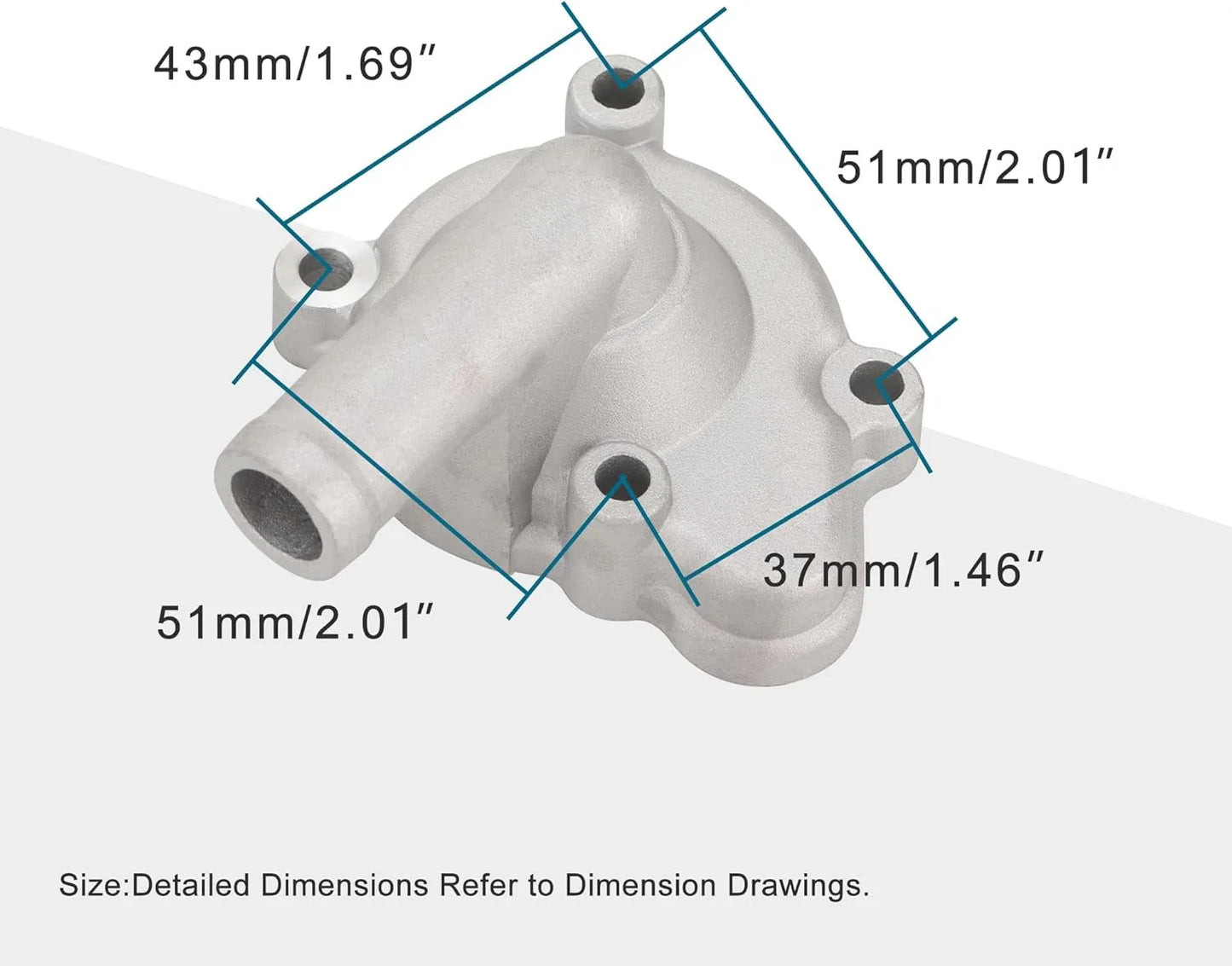 Complete Engine Water Pump Assembly for 250cc Water-Cooled Engines - goofitmoto