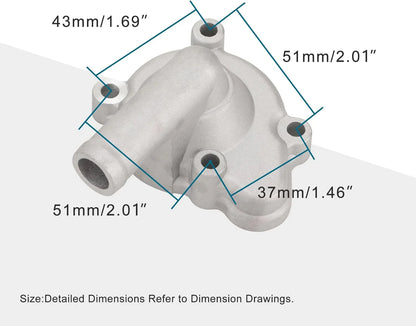Complete Engine Water Pump Assembly for 250cc Water-Cooled Engines - goofitmoto
