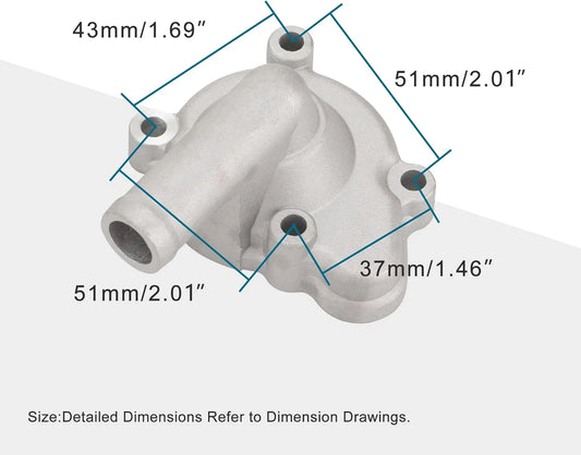 Complete Engine Water Pump Assembly for 250cc Water-Cooled Engines - goofitmoto